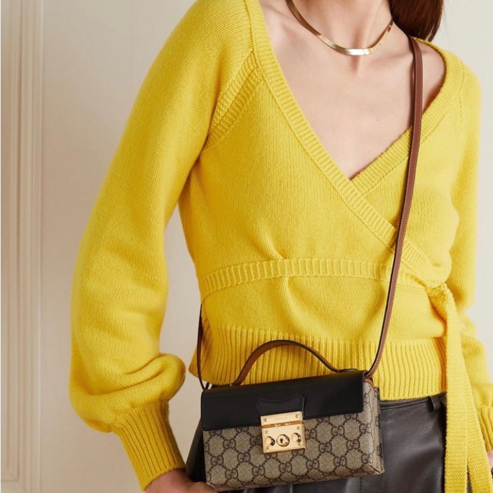 Gucci Padlock Coated Canvas Tote